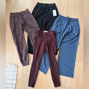 NWT Athleta Calia pants small wide leg pointe joggers
